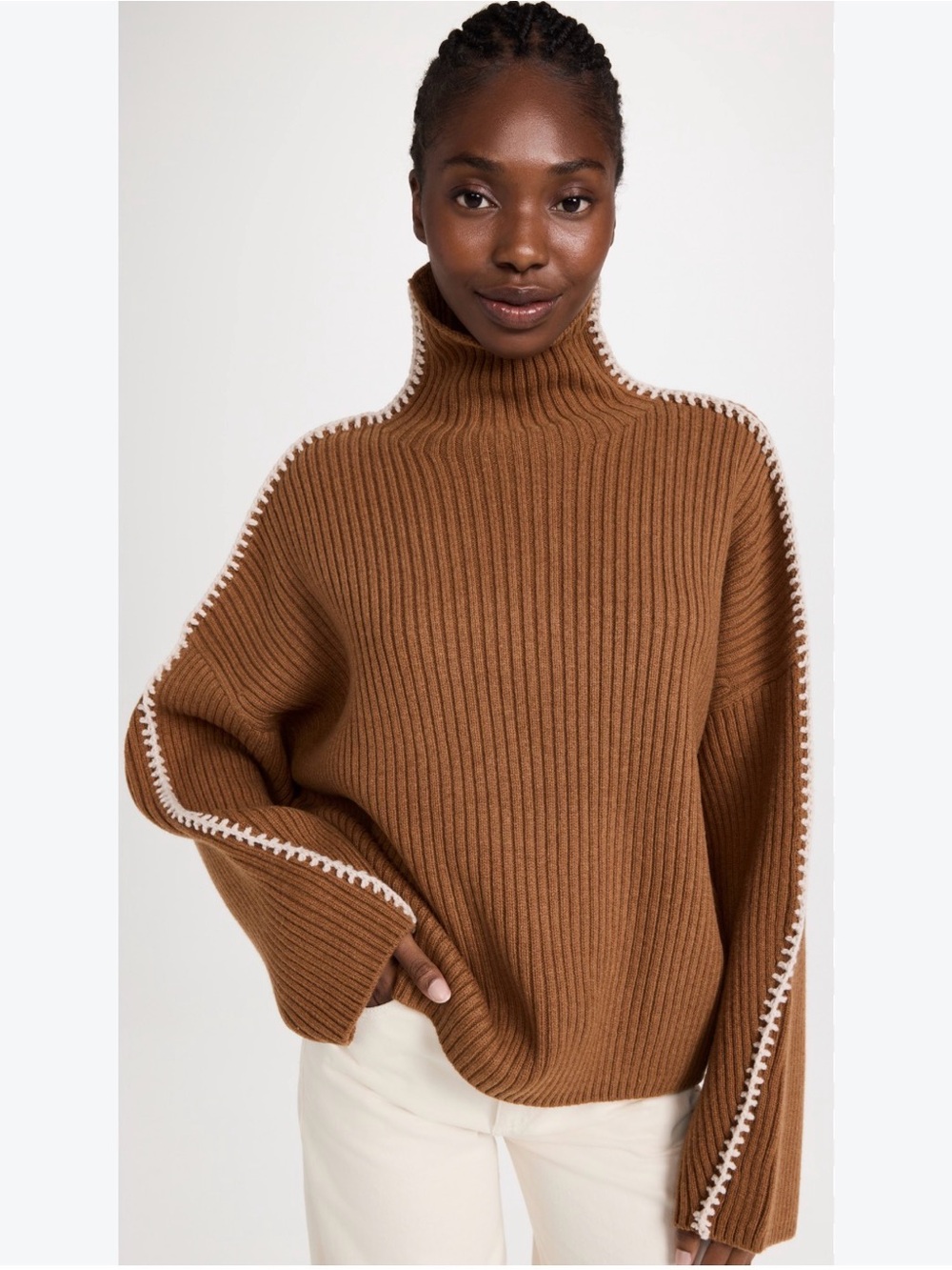 Rag + Bone Ingrid Sweater in Dark Brown size L